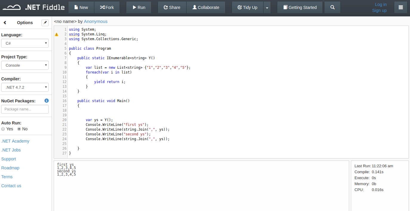 fiddle with .NET in your browser – schrankmonster blog