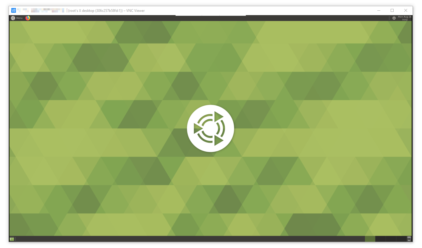 a throw-away remote VNC linux desktop in a docker container ...