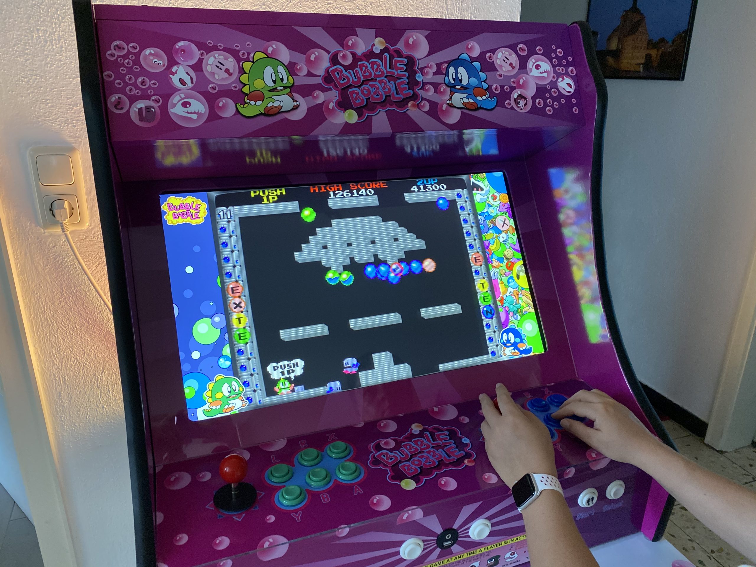 a self built Bubble Bobble bartop arcade machine schrankmonster blog