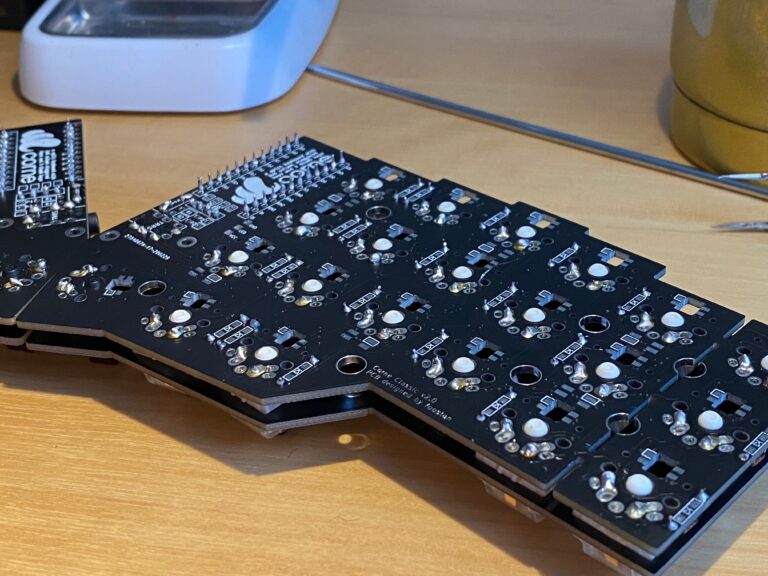 building a corne split keyboard schrankmonster blog